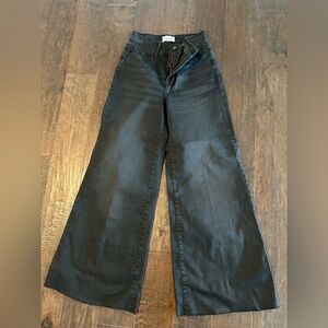 FRAME Le Palazzo High-Rise Wide-Leg Jeans, size 27